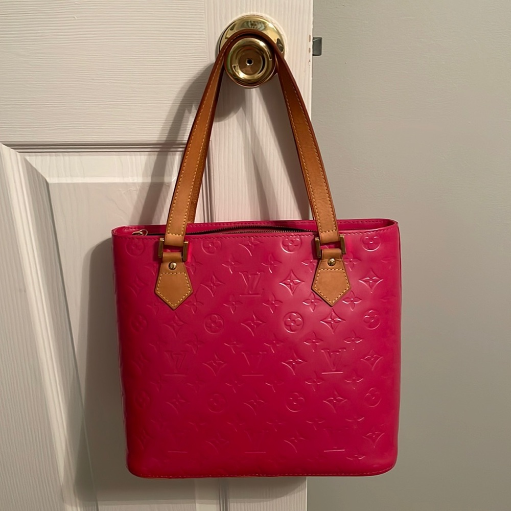 Louis Vuitton Monogram Vernis Houston Handbag